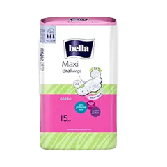 Bella Maxi Drai Wings 15 pads