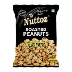 Nuttoz Roasted Peanuts (Black Pepper)