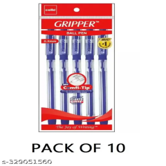 Cello Gripper BLUE Ball Pen 10S